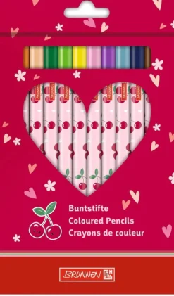 Jumbo Buntstifte 12er Pckg. Fruity Love*Baier & Schneider Discount