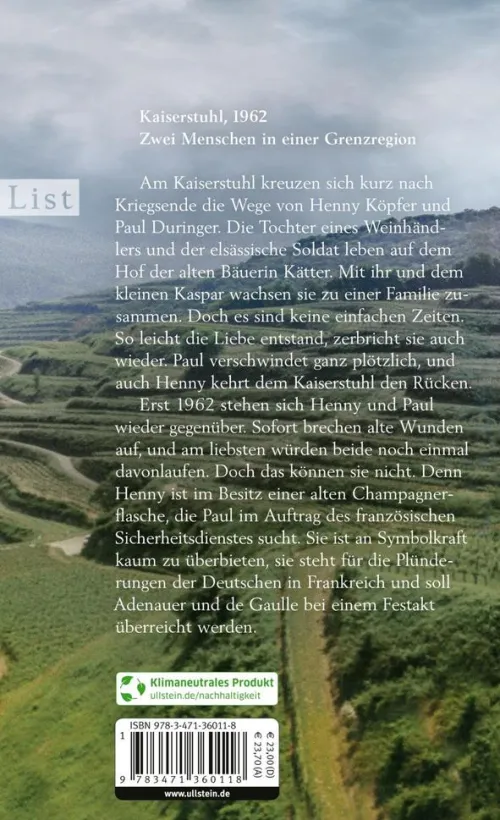 List Verlag Schicksalsromane*Kaiserstuhl