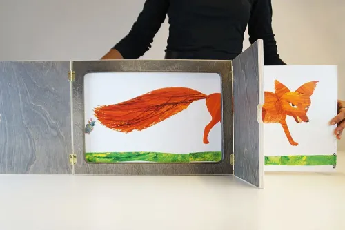 Don Bosco Medien GmbH Lesen & Geschichten-Kamishibai mit seitlichem Einschub und offener Rückwand. Erzähltheater für Bildkarten in DIN A3