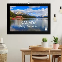 Calvendo Wandkalender-KANADA - Rocky Mountains (Wandkalender 2026 DIN A2 quer), Monatskalender