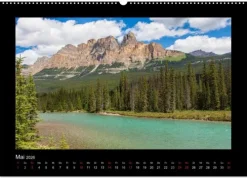 Calvendo Wandkalender-KANADA - Rocky Mountains (Wandkalender 2026 DIN A2 quer), Monatskalender