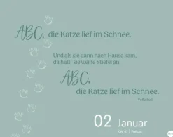 Heye Kalender Abreiß-Kalender-Katzen my love Tagesabreißkalender 2026