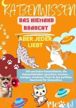 Bookmundo Naturwissenschaften & Technik*KATZENWISSEN, DAS NIEMAND BRAUCHT - ABER JEDER LIEBT 160 verrückte Katzenfakten, die Katzenliebhaber sprachlos machen