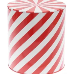 Keksdose Streifen, rot-weiß*RICO-Design tap Discount