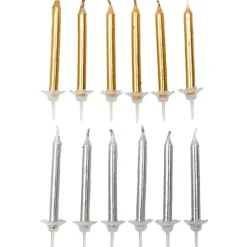 RICO-Design tap Dekoration & Einrichtung-Kerzen Set Gold Und Silber