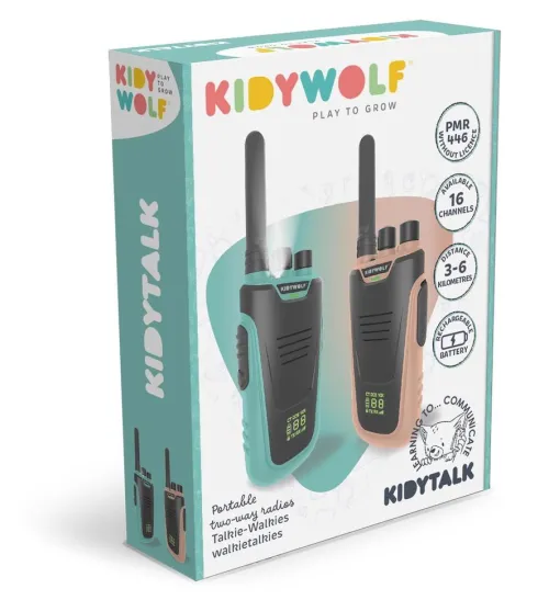 - Walkie-Talkies mit Taschenlampe hellblau/rosa*Kidywolf Best