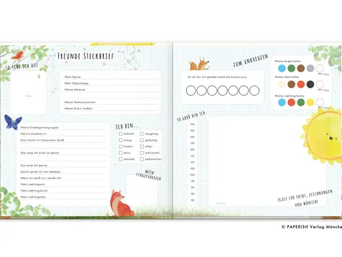 PAPERISH Verlag Freundebücher*Kindergartenfreunde
