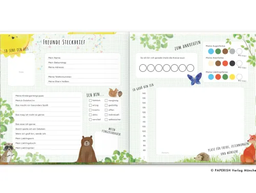 PAPERISH Verlag Freundebücher*Kindergartenfreunde