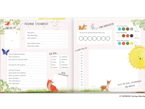 PAPERISH Verlag Freundebücher*Kindergartenfreunde