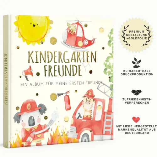 PAPERISH Verlag Freundebücher*Kindergartenfreunde - FEUERWEHR
