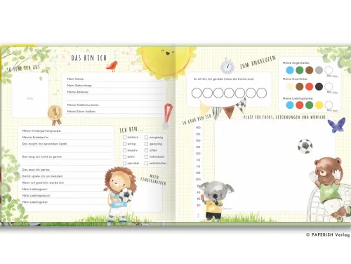 Kindergartenfreunde - Fußball*PAPERISH Verlag New