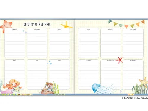 Kindergartenfreunde - MEERJUNGFRAU*PAPERISH Verlag Hot