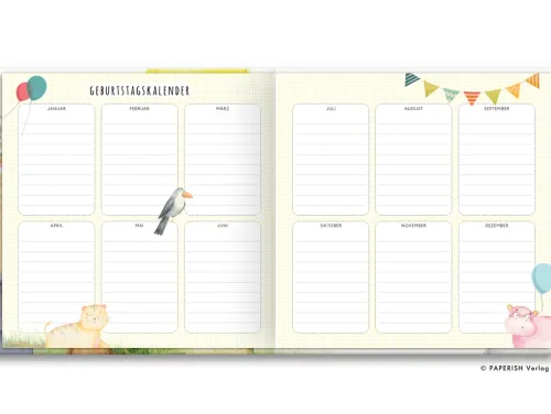 PAPERISH Verlag Nach Zielgruppen|Freundebücher-Kindergartenfreunde - SAFARI