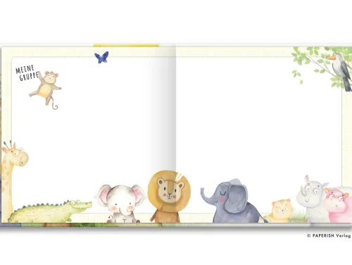 PAPERISH Verlag Nach Zielgruppen|Freundebücher-Kindergartenfreunde - SAFARI