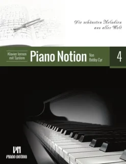 Klavier Lernen mit System 4 (Die Schönsten Melodien aus Aller Welt)*Piano Notion Hot