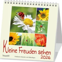 Kawohl Postkartenkalender-Kleine Freuden sehen 2026