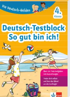 Klett Lerntraining Grundschule·Deutsch*Klett Die Deutsch-Helden: Deutsch-Testblock So gut bin ich! 4. Klasse