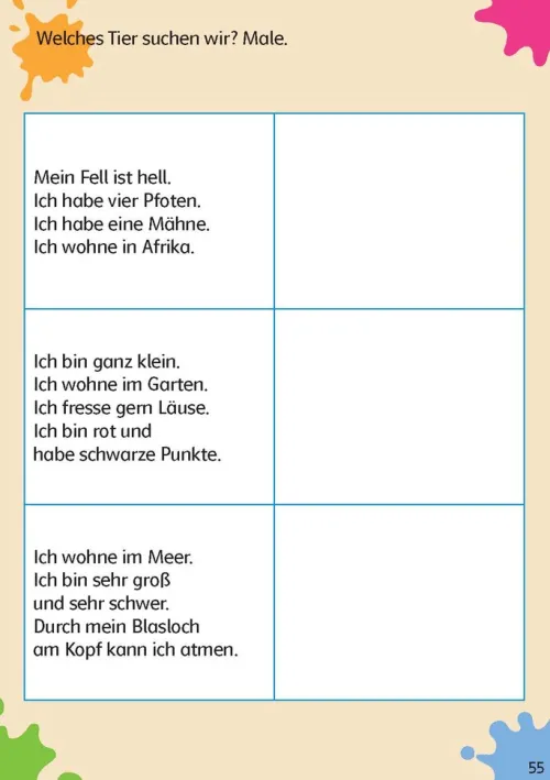 Klett Lerntraining 6-10 Jahre*Klett Mein Rätselblock ab 7 Jahren Band 2