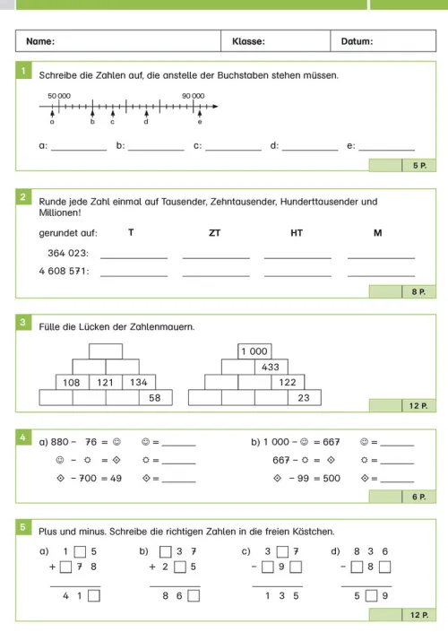 Klett Sicher ins Gymnasium Mathematik 4. Klasse*Klett Lerntraining Clearance