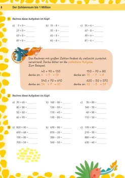Klett Team Drachenstark: Das große Trainingsbuch Mathe 4. Klasse*Klett Lerntraining Best