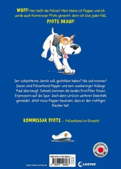 Loewe Verlag GmbH 6-10 Jahre*Kommissar Pfote (Band 1) - Immer der Schnauze nach