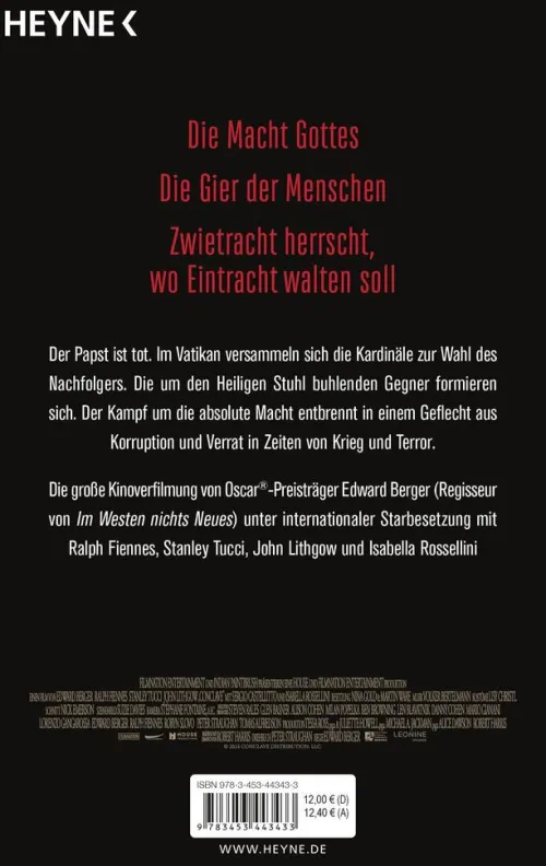 Konklave*Heyne Taschenbuch Discount