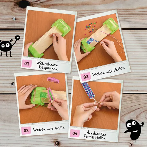 KOSMOS Basteln & Kreatives-- AllesKönnerKiste - Perlen weben