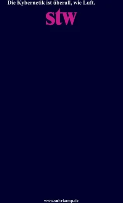 Suhrkamp Verlag Politik & Arbeit-Kybernetik und Kritik