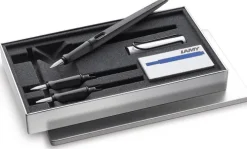 LAMY Füller & Tinte-Füller Set joy Al-black 011 Schönschreibfüller mit 3 Federspitzen