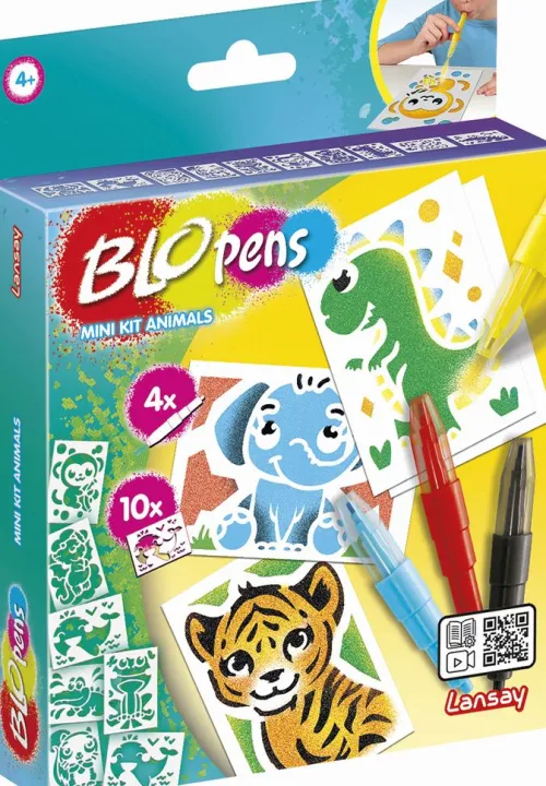Carletto Deutschland GmbH Basteln & Kreatives*Lansay - BloPens Sprühstifteset Mini Tiere