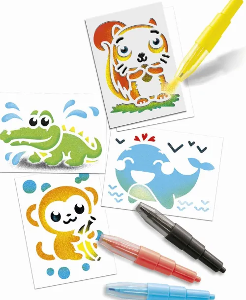 Carletto Deutschland GmbH Basteln & Kreatives*Lansay - BloPens Sprühstifteset Mini Tiere