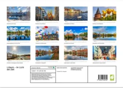 Calvendo Wandkalender-Lübeck - Im Licht der Zeit (Wandkalender 2026 DIN A3 quer), Monatskalender