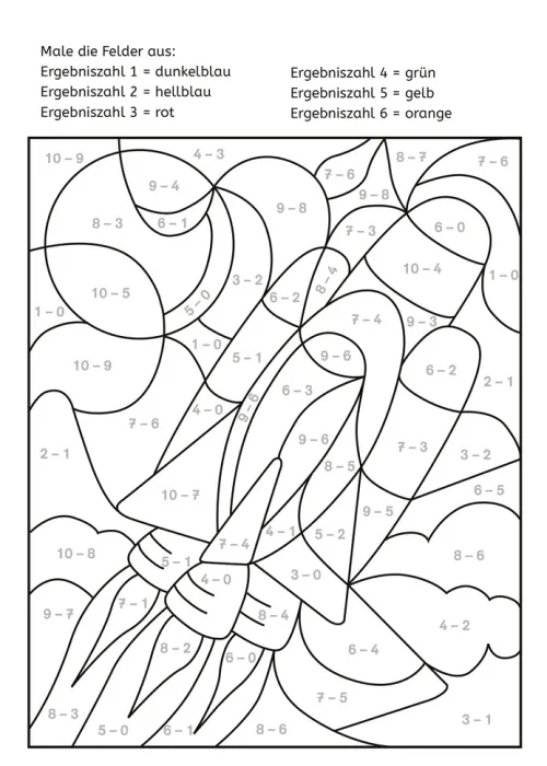 LERNSTERN. Mein Mathe-Malblock. Rechnen bis 10*Tessloff Verlag Sale