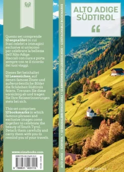 Lesezeichen-Set Alto Adige - Südtirol*Sime Books Outlet
