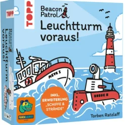 frechverlag GmbH Familien- & Gesellschaftsspiele-Leuchtturm voraus! Beacon Patrol (deutsche Ausgabe). Inkl. Erweiterung "Schiffe & Strände"