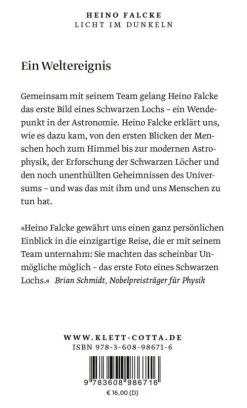 Klett-Cotta Verlag Physik & Astronomie*Licht im Dunkeln