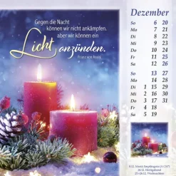 Kawohl Postkartenkalender*Licht vom unerschöpften Lichte 2026