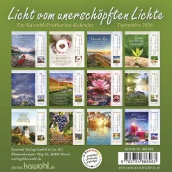 Kawohl Postkartenkalender*Licht vom unerschöpften Lichte 2026