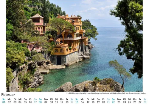 FlipFlop Wandkalender-Ligurien
