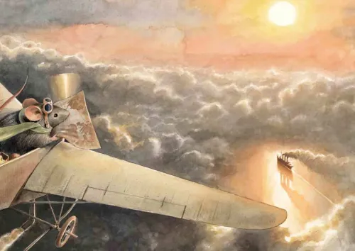 Don Bosco Medien GmbH Lesen & Geschichten-Lindbergh: Die abenteuerliche Geschichte einer fliegenden Maus. Kamishibai Bildkartenset