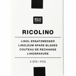 Rico Design GmbH & Co.KG Küche & Esszimmer*Linolschneidewerkzeug, Inhalt: 1 Handgriff, 5 Messer