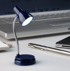 Bookchair Vertrieb Dekoration & Einrichtung-Little Lamp (Blau) | LED Booklight Leselampe | Leselicht | Geschenk für Leser, Buchliebhaber | Deutsche Ausgabe