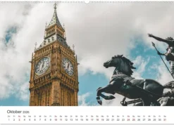 London - Die faszinierende Hauptstadt Englands. (Wandkalender 2026 DIN A2 quer), Monatskalender*Calvendo