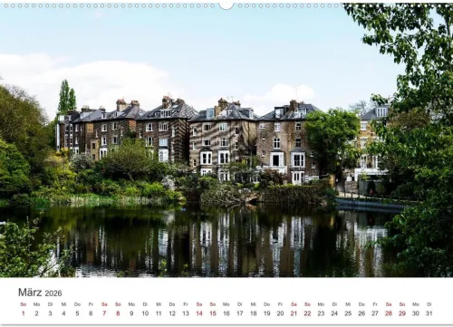 London - Die faszinierende Hauptstadt Englands. (Wandkalender 2026 DIN A2 quer), Monatskalender*Calvendo