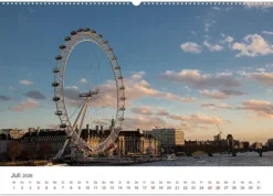 London - Die faszinierende Hauptstadt Englands. (Wandkalender 2026 DIN A2 quer), Monatskalender*Calvendo