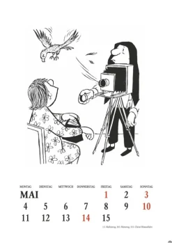 Heye Wandkalender-Loriot Heile Welt Halbmonatskalender 2026