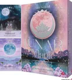 Königsfurt-Urania Spiritualität-Lunar Magic Orakel - 40 Mondorakel-Karten mit Booklet (Deutsch)