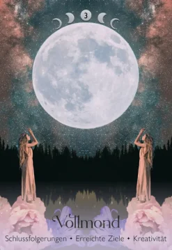 Königsfurt-Urania Spiritualität-Lunar Magic Orakel - 40 Mondorakel-Karten mit Booklet (Deutsch)