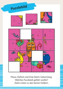 Lustige Rätsel mit der Maus. Bunter Rätselblock für Kinder ab 4 Jahren*Naumann & Göbel Verlagsg. New