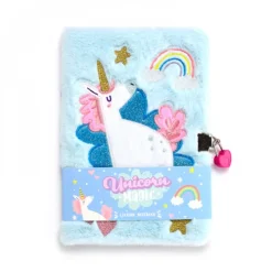 Magisches Einhorn-Notizbuch mit Schloss, Dose*Zentrada Clearance